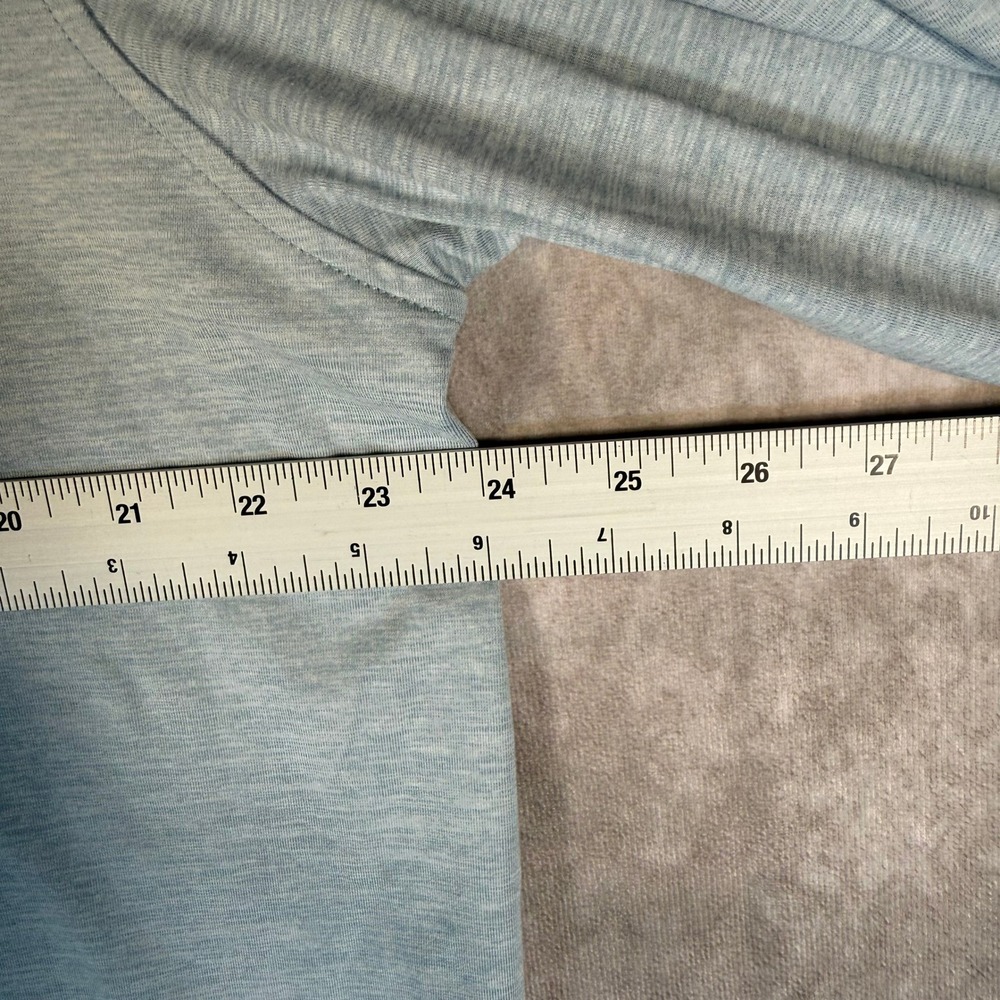 Bugatchi Pullover Shirt Men‎ XL Blue Heathered Stretch Performance Quarter Zip - Picture 7 of 9